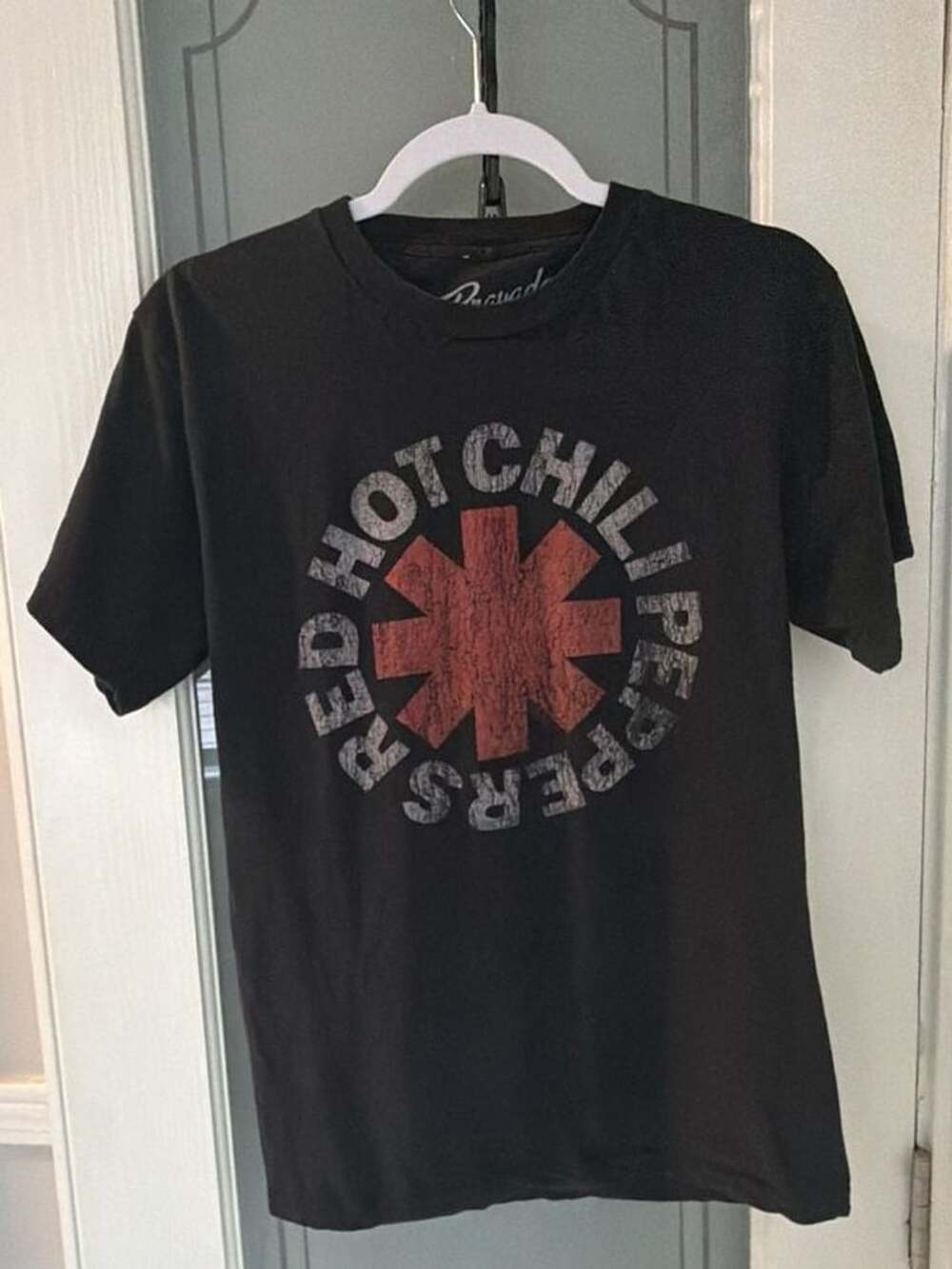 Bravado Red Hot Chili Peppers Classic Asterisk Logo Black T-Shirt Medium